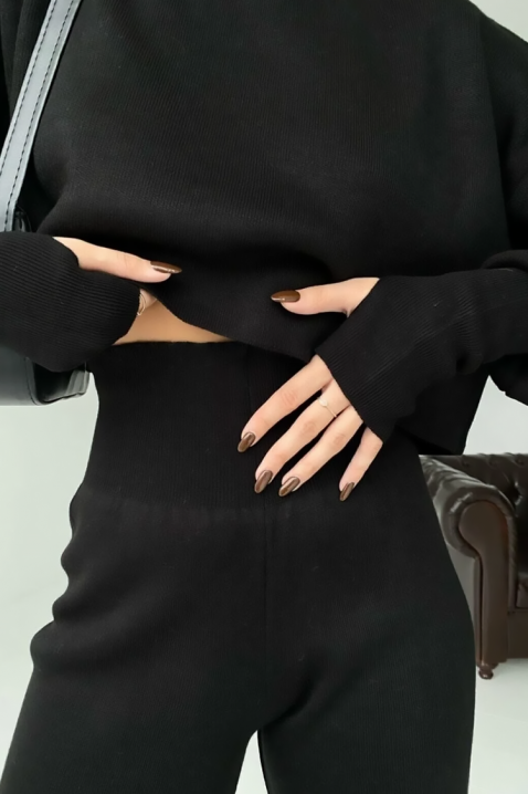 Комплект ALALINDA BLACK, Цвят: черен, IVET.BG - Твоят онлайн бутик.