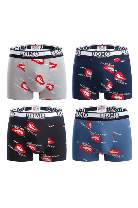 Комплект от 4 броя мъжки боксерки LOFOSO, Цвят: многоцветен, IVET.BG - Твоят онлайн бутик.