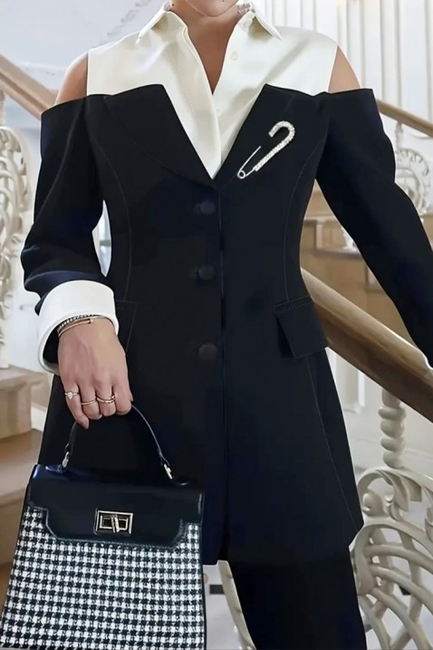 Сако FLORDINZA, Цвят: черен, IVET.BG - Твоят онлайн бутик.