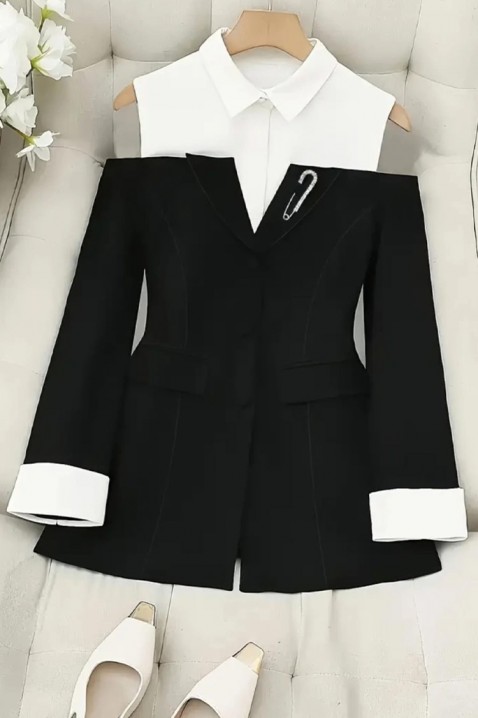 Сако FLORDINZA, Цвят: черен, IVET.BG - Твоят онлайн бутик.