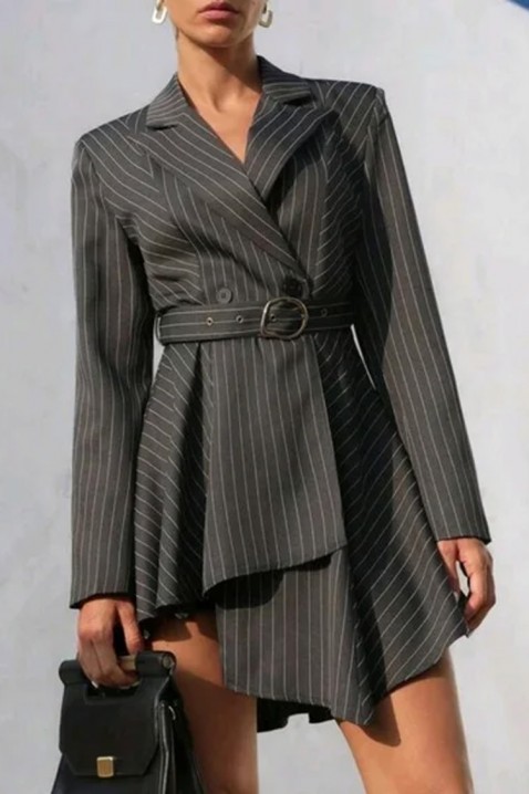 Сако AGILZA, Цвят: сив, IVET.BG - Твоят онлайн бутик.