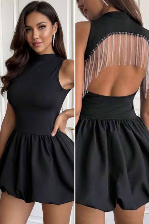 Рокля EDELVINA, Цвят: черен, IVET.BG - Твоят онлайн бутик.