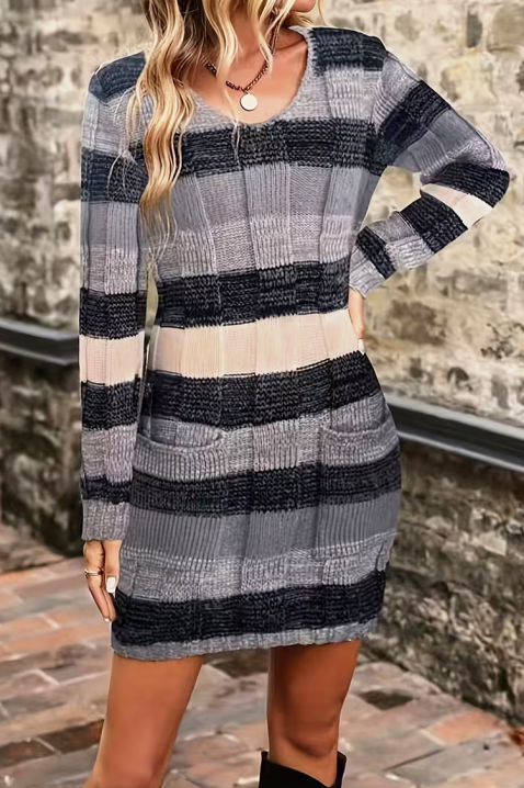 Рокля MLEVILDA GREY, Цвят: сив, IVET.BG - Твоят онлайн бутик.