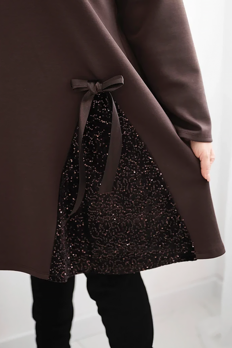 Рокля ARMIELDA BROWN, Цвят: кафяв, IVET.BG - Твоят онлайн бутик.