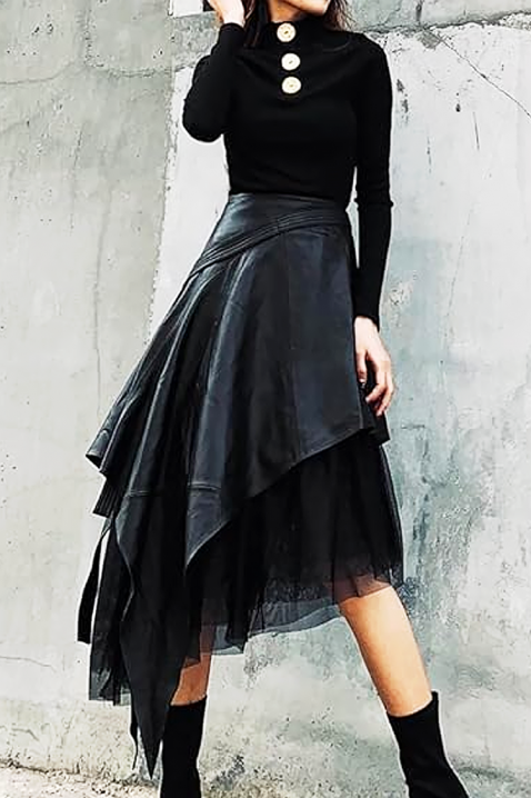 Пола DREZILDA, Цвят: черен, IVET.BG - Твоят онлайн бутик.