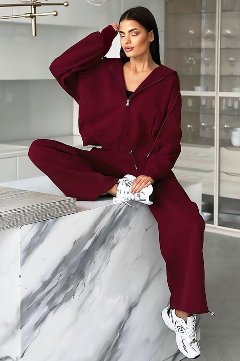 Комплект BOYANSA, Цвят: бордо, IVET.BG - Твоят онлайн бутик.