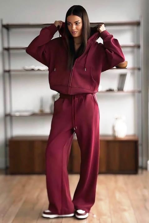 Комплект BOYANSA, Цвят: бордо, IVET.BG - Твоят онлайн бутик.