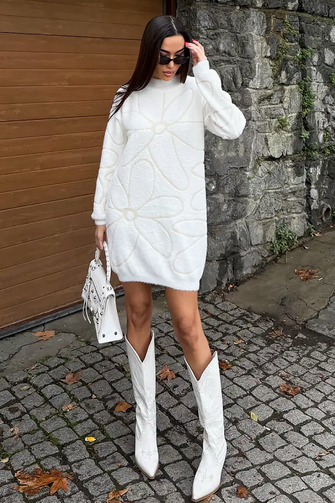 Рокля GANIZETA WHITE, Цвят: бял, IVET.BG - Твоят онлайн бутик.