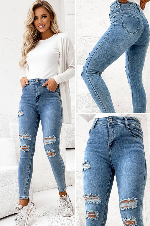 Дънки DENZIMA, Цвят: светлосин, IVET.BG - Твоят онлайн бутик.