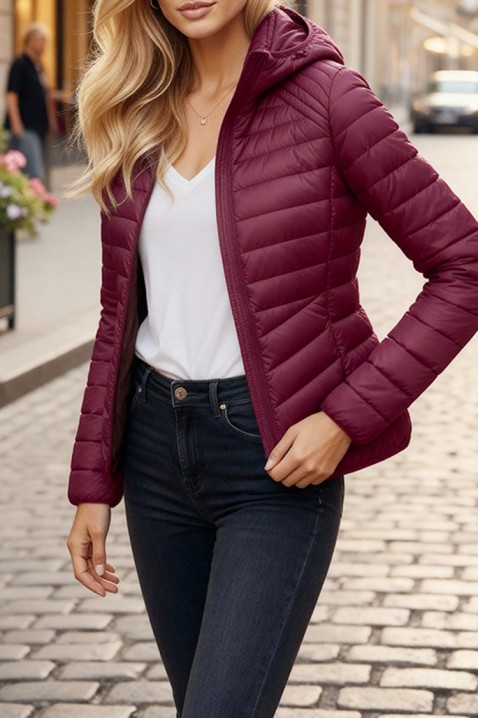 Яке BRILENZA BORDO, Цвят: бордо, IVET.BG - Твоят онлайн бутик.