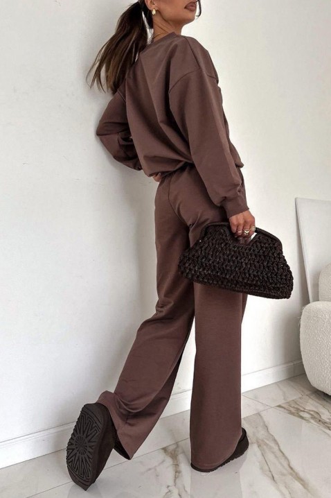 Комплект GLADORFA BROWN, Цвят: кафяв, IVET.BG - Твоят онлайн бутик.