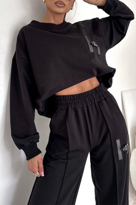 Комплект GLADORFA BLACK, Цвят: черен, IVET.BG - Твоят онлайн бутик.