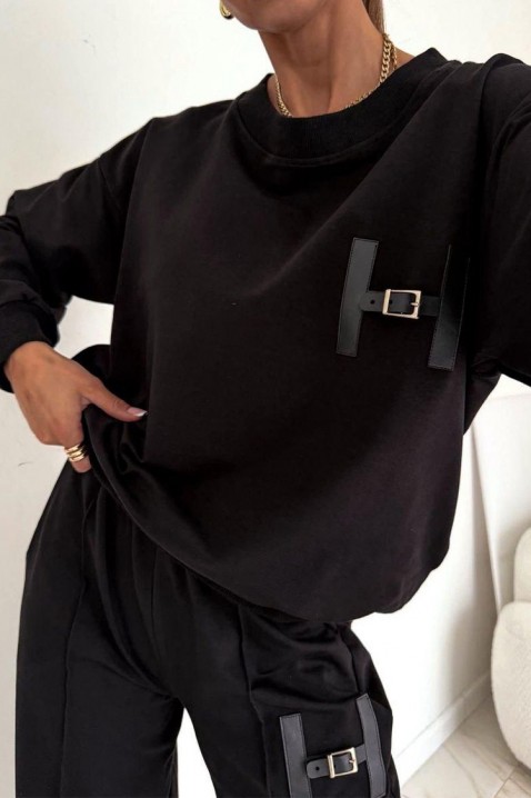 Комплект GLADORFA BLACK, Цвят: черен, IVET.BG - Твоят онлайн бутик.