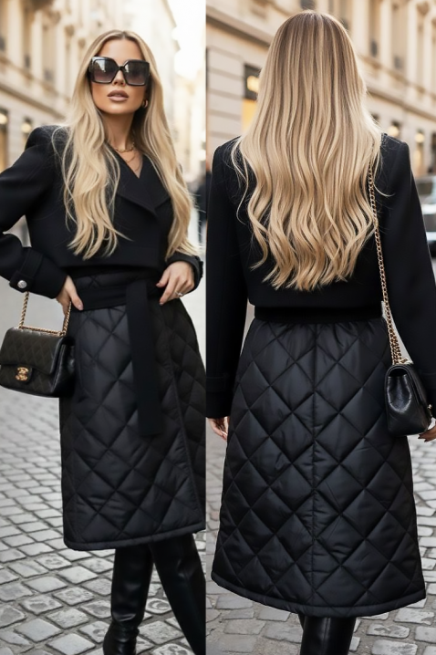 Палто KAPITOLZA, Цвят: черен, IVET.BG - Твоят онлайн бутик.