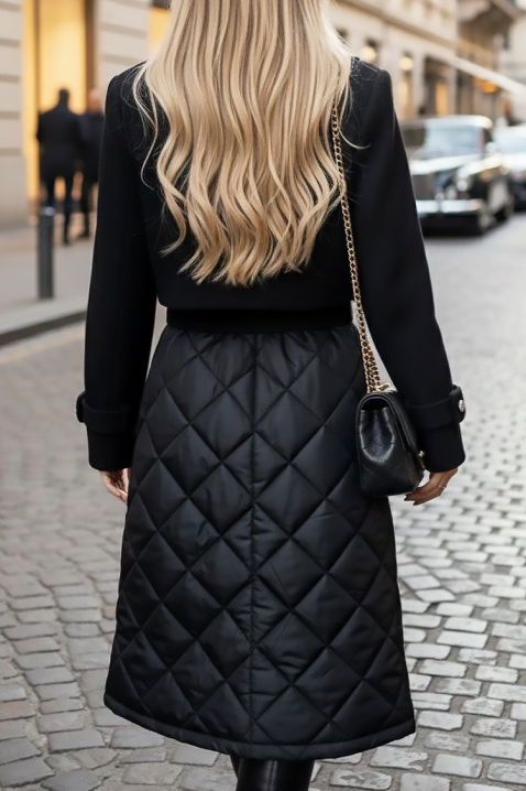 Палто KAPITOLZA, Цвят: черен, IVET.BG - Твоят онлайн бутик.