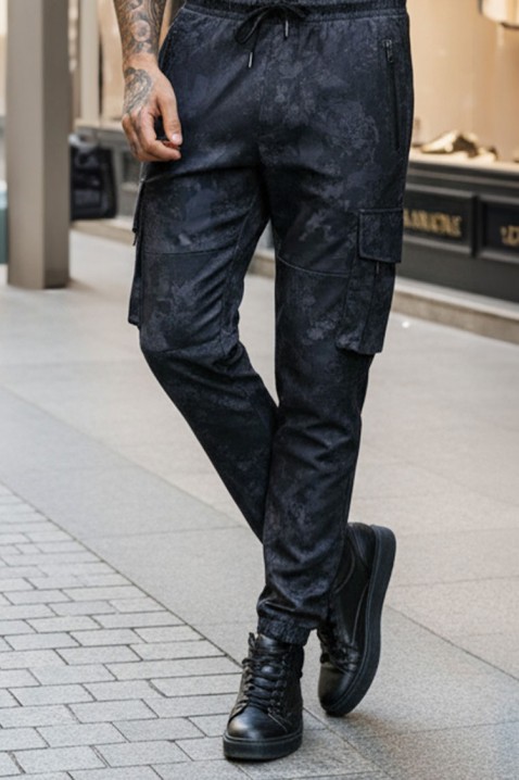 Мъжки панталон ZELGER BLACK, Цвят: черен, IVET.BG - Твоят онлайн бутик.