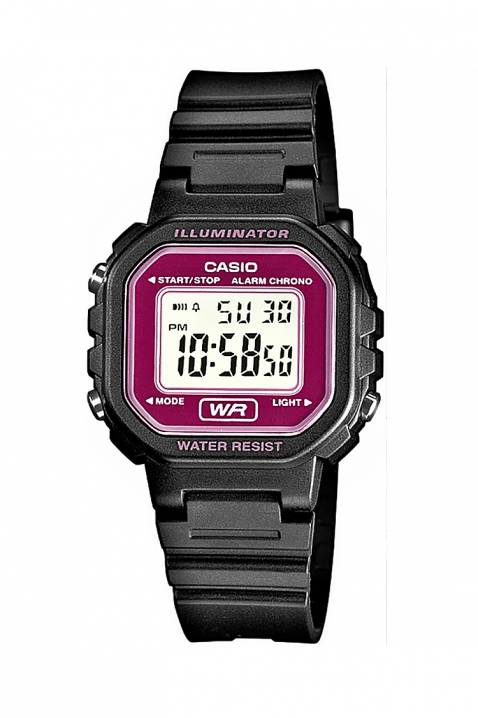 Дамски часовник CASIO LA-20WH-4ADF, Цвят: черен, IVET.BG - Твоят онлайн бутик.