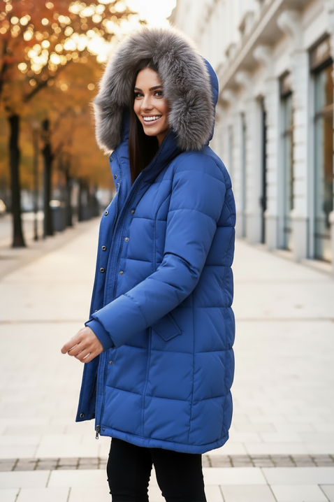 Яке DRUVERDA BLUE, Цвят: син, IVET.BG - Твоят онлайн бутик.