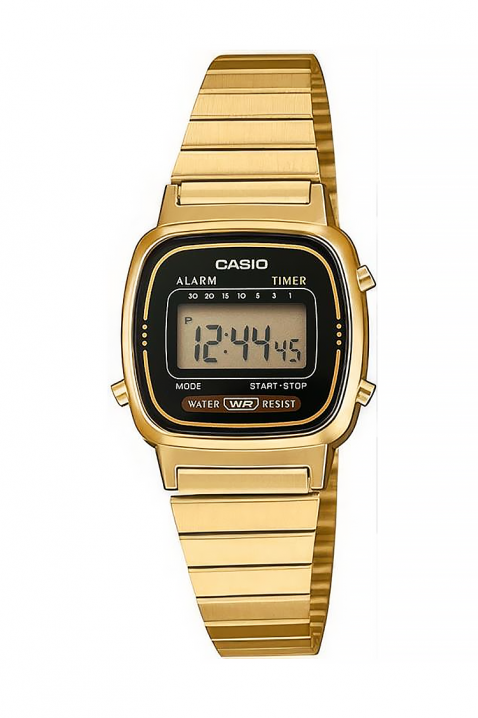 Дамски часовник CASIO LA670WGA-1DF, Цвят: златен, IVET.BG - Твоят онлайн бутик.