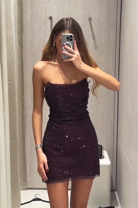 Рокля ZANVINA, Цвят: лилав, IVET.BG - Твоят онлайн бутик.