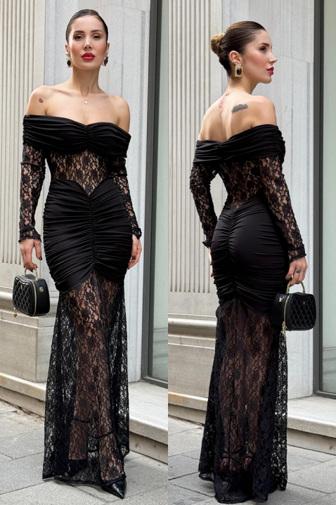 Рокля VIONIZA, Цвят: черен, IVET.BG - Твоят онлайн бутик.