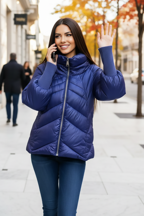 Яке KAMARIYA BLUE, Цвят: син, IVET.BG - Твоят онлайн бутик.