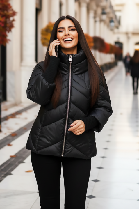 Яке KAMARIYA BLACK, Цвят: черен, IVET.BG - Твоят онлайн бутик.