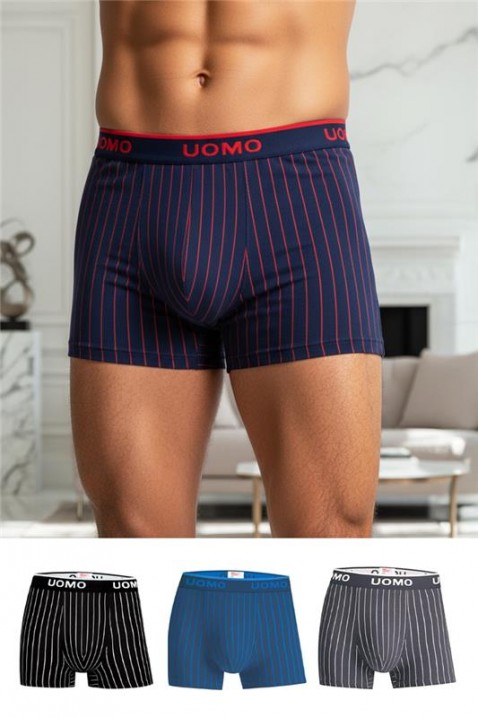 Комплект от 4 броя мъжки боксерки JEFRO, Цвят: многоцветен, IVET.BG - Твоят онлайн бутик.