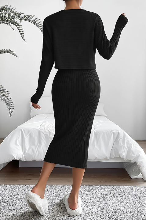 Комплект LAVRENDA BLACK, Цвят: черен, IVET.BG - Твоят онлайн бутик.