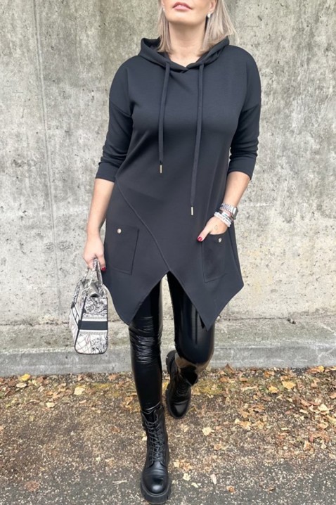 Туника ALEZONDA BLACK, Цвят: черен, IVET.BG - Твоят онлайн бутик.