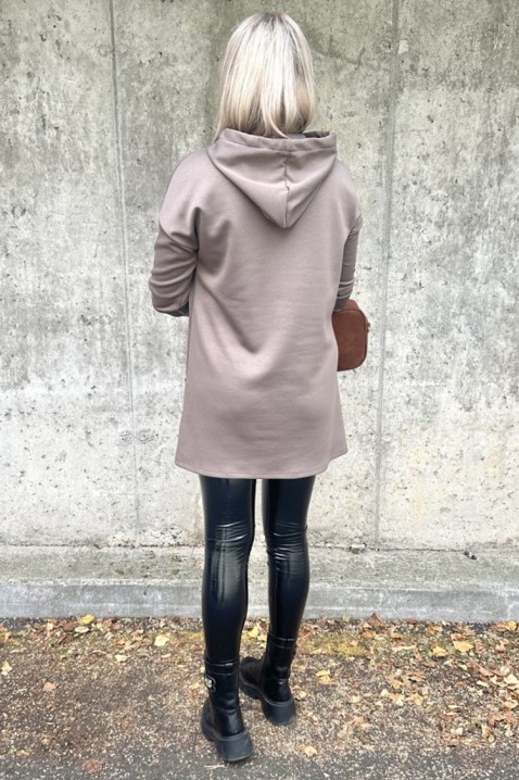 Туника ALEZONDA MOCHA, Цвят: мока, IVET.BG - Твоят онлайн бутик.