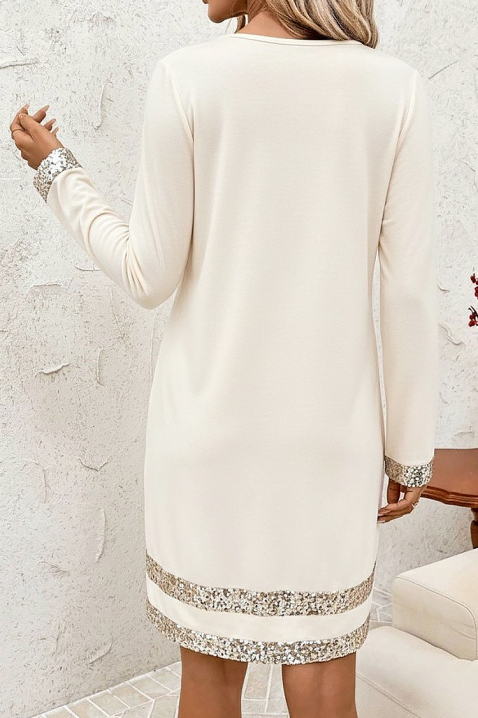 Рокля DERSIOLA ECRU, Цвят: екрю, IVET.BG - Твоят онлайн бутик.