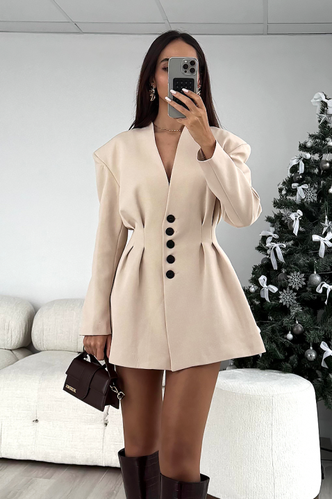 Рокля MARSUELA, Цвят: беж, IVET.BG - Твоят онлайн бутик.