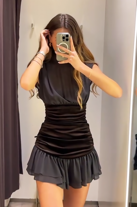 Рокля AMSIENA, Цвят: черен, IVET.BG - Твоят онлайн бутик.