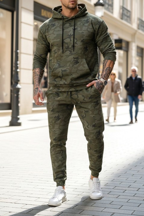 Мъжки комплект MAFOGO, Цвят: каки, IVET.BG - Твоят онлайн бутик.