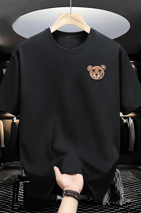 Мъжка тениска BRONOZ, Цвят: черен, IVET.BG - Твоят онлайн бутик.