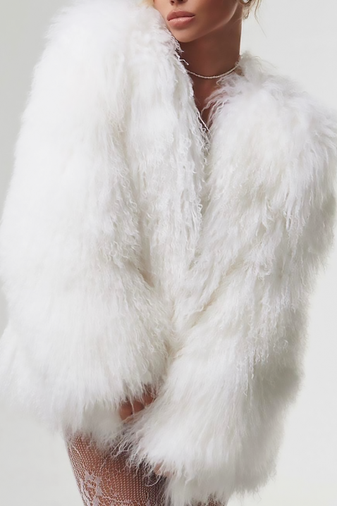 Палто LOLENSIA WHITE, Цвят: бял, IVET.BG - Твоят онлайн бутик.