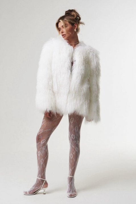 Палто LOLENSIA WHITE, Цвят: бял, IVET.BG - Твоят онлайн бутик.