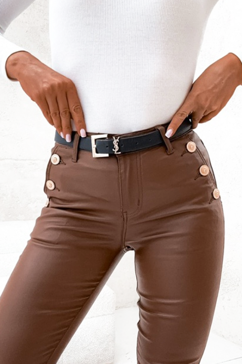 Панталон TEBRIADA, Цвят: кафяв, IVET.BG - Твоят онлайн бутик.