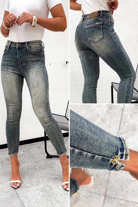 Дънки SIRDALA, Цвят: светлосин, IVET.BG - Твоят онлайн бутик.