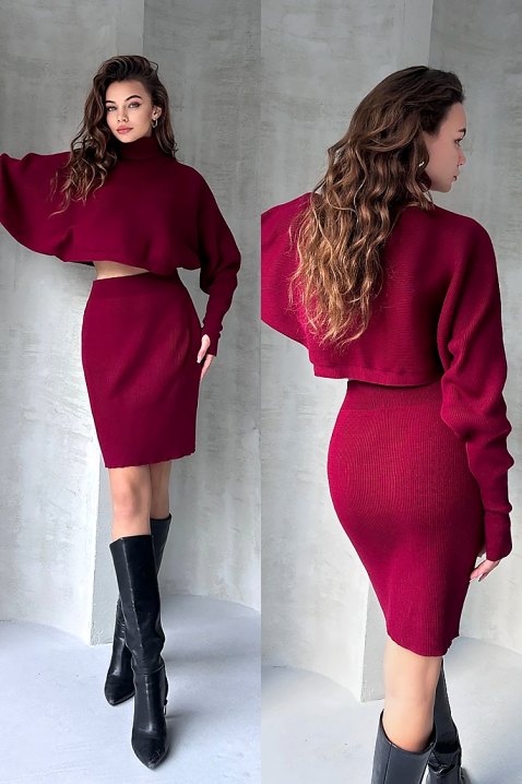 Компклект BERVILZA BORDO, Цвят: бордо, IVET.BG - Твоят онлайн бутик.