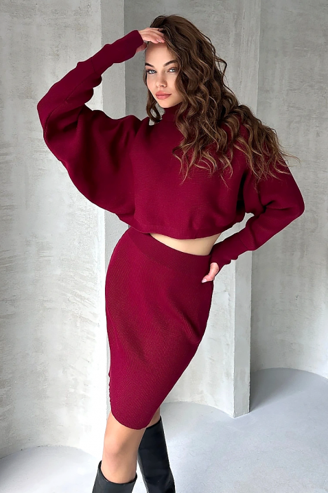 Компклект BERVILZA BORDO, Цвят: бордо, IVET.BG - Твоят онлайн бутик.