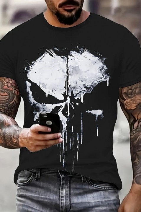 Мъжка тениска MERGER, Цвят: черен, IVET.BG - Твоят онлайн бутик.