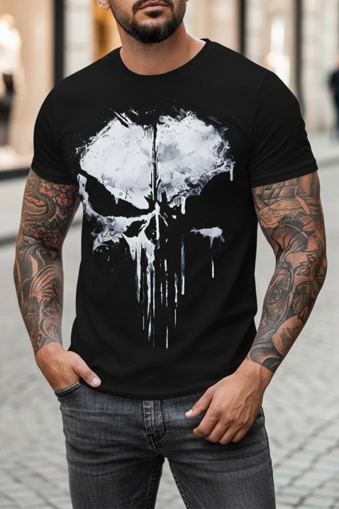 Мъжка тениска MERGER, Цвят: черен, IVET.BG - Твоят онлайн бутик.