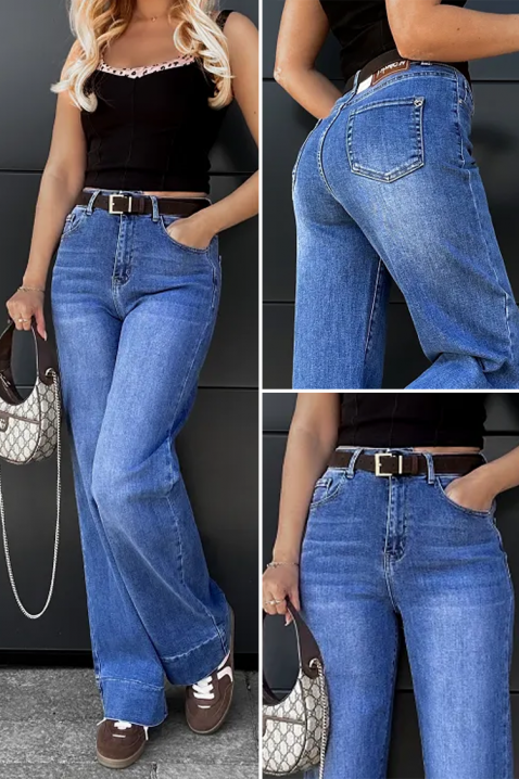 Дънки YAMRENZA, Цвят: син, IVET.BG - Твоят онлайн бутик.