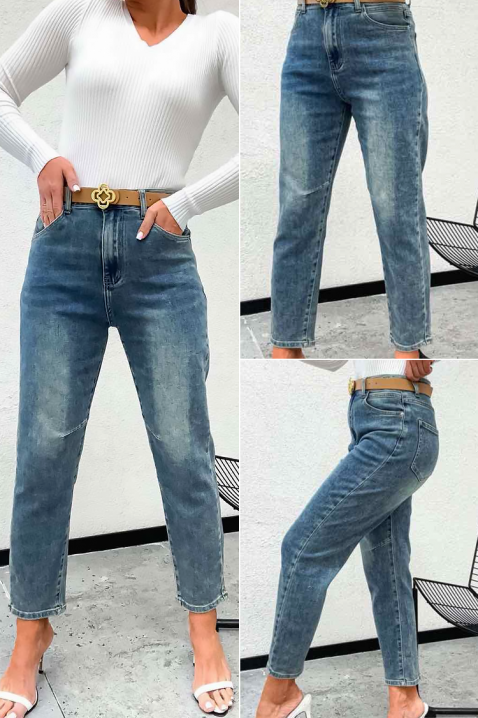 Дънки BLONDINZA, Цвят: светлосин, IVET.BG - Твоят онлайн бутик.