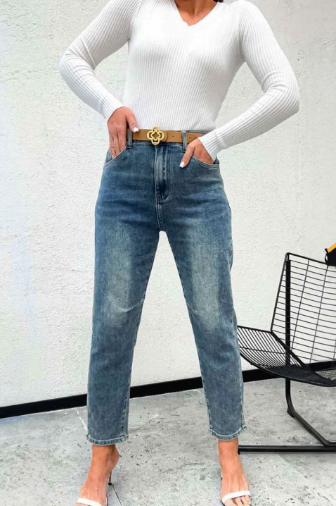 Дънки BLONDINZA, Цвят: светлосин, IVET.BG - Твоят онлайн бутик.