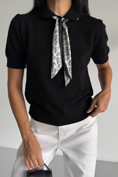 Топ FLURENZA BLACK, Цвят: черен, IVET.BG - Твоят онлайн бутик.