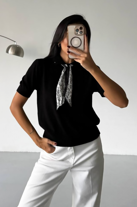 Топ FLURENZA BLACK, Цвят: черен, IVET.BG - Твоят онлайн бутик.