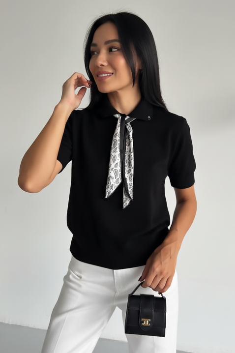 Топ FLURENZA BLACK, Цвят: черен, IVET.BG - Твоят онлайн бутик.